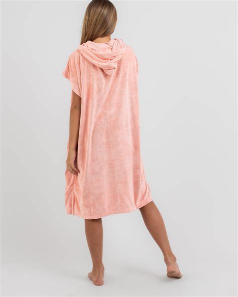 Rip Curl Girls Hooded Towel In Shell Coral Free Shipping And Easy Returns City Beach New Zealand