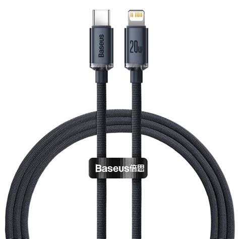 Baseus Crystal Shine Series Fast Charging Data Cable Type C To Ip W