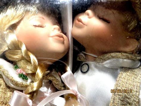 Porcelain Kissing Dolls By The Cathay Depot Collection Jason And