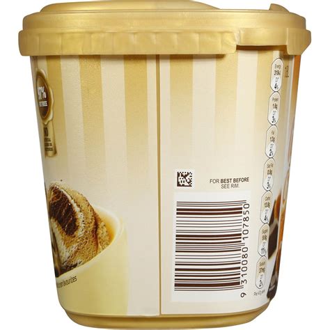 Peters Light Creamy Choc Caramel Vanilla Swirl Ice Cream L