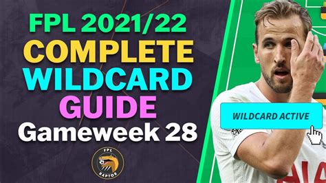 FPL GAMEWEEK 28 WILDCARD GUIDE BENCH BOOST GW29 Fantasy Premier