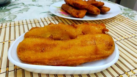 Pazham Pori Kerala Style Banana Fritters Healthy Snack തനി നാടൻ പഴം പൊരി Easy Pazham Pori