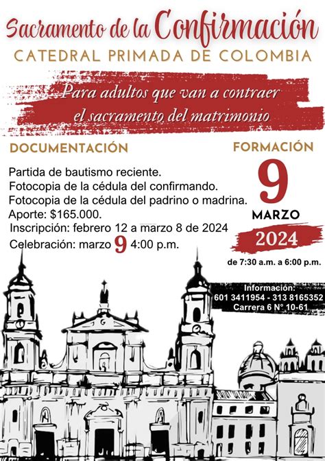 Sacramento de la Confirmación Catedral Primada de Colombia