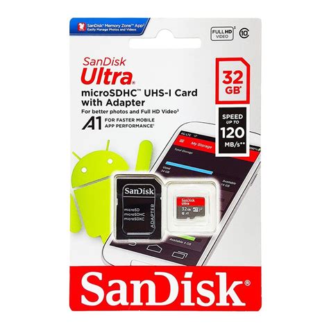 Sandisk Ultra Flash Memory Card Microsdhc To Sd Adapter Included