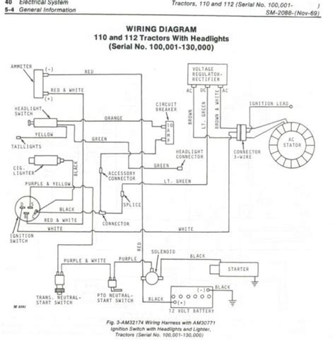 Shameless Cast Wiring Diagram For John Deere 140 Mower Switc