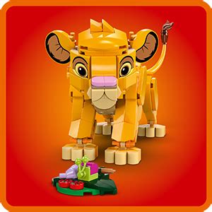 LEGO Disney 43243 Simba le bébé du Roi lion jouet de construction