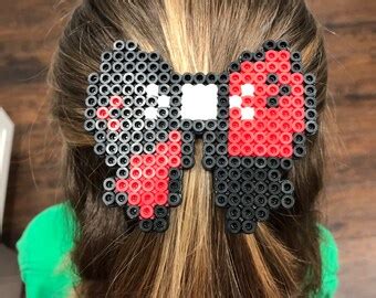 Perler bead bow | Etsy