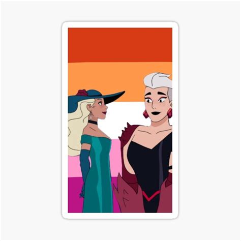 Lesbian Flag Scorpia Perfuma Sticker For Sale By Beth101602 Redbubble