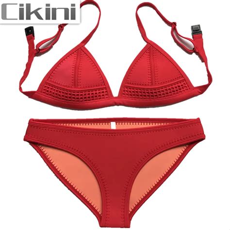 Neoprene Swimwear Women Bikini Woman New Summer 2018 Sexy Swimsuit Bath