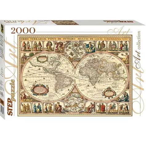 Comprar Puzzle Step Puzzle Piezas Mapa Del Mundo Hist Rico