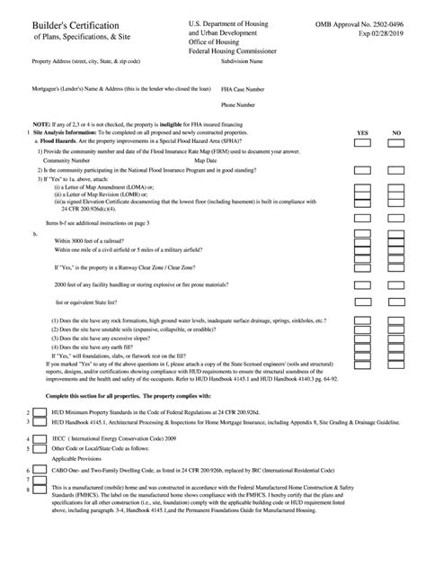 Hud 92541 Fill Out And Sign Online Dochub