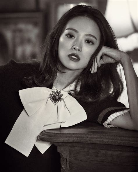 Chun Woo Hee Harpers Bazaar Magazine April Korean Photoshoots