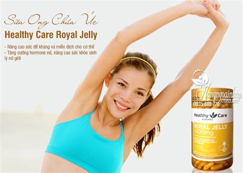 Sữa ong chúa Úc Healthy Care Royal Jelly 1000mg 365 Viên