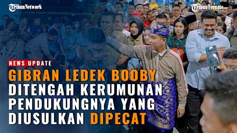 Tiba Tiba Gibran Ledek Bobby Yang Diusulkan Dipecat Pdip Di Tengah