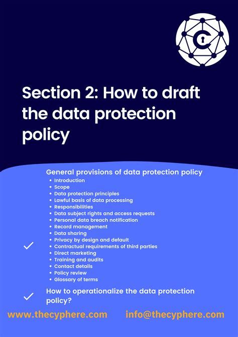 How To Write A Gdpr Data Protection Policy Free Template