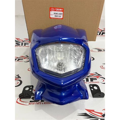 Sif Headlight With Cowling Honda Xrm Bravo Blue Ysk Shopee Philippines