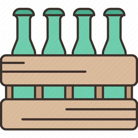 Crate Box Beer Bottle Container Icon Download On Iconfinder