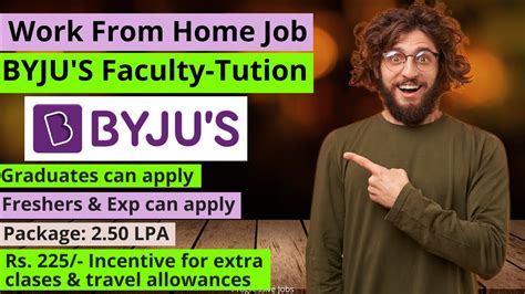 Byjus Remote Jobs Work From Home Jobs 2023 Byjus Work From Home Jobs