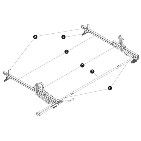 ErgoRack Single Side Drop Down Ladder Rack - Chevy Express & GMC Savana ...