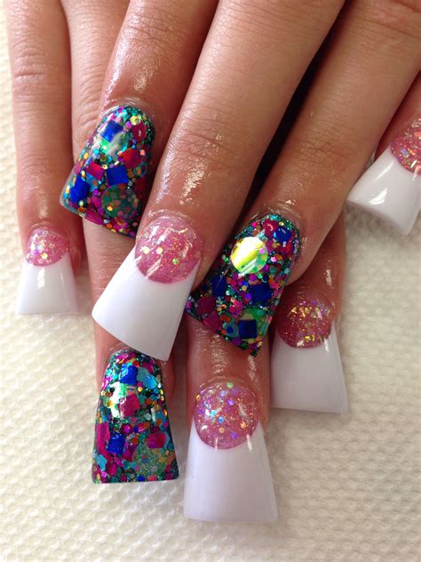 Flared Nails Flare Nails Flare Acrylic Nails Wide Nails