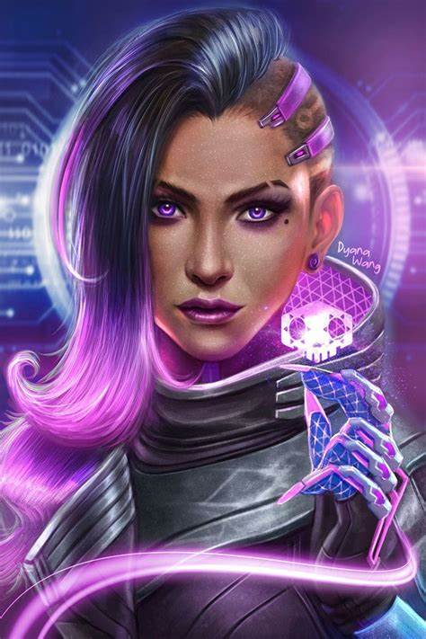 Sombra Overwatch Dyanawang On Deviantart Overwatch Fan Art