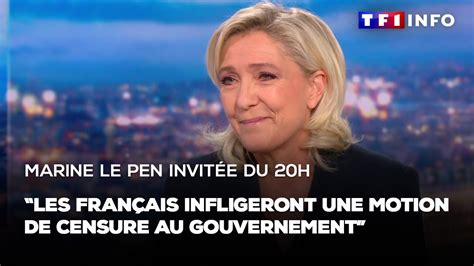 Les Fran Ais Infligeront Une Motion De Censure Au Gouvernement Selon