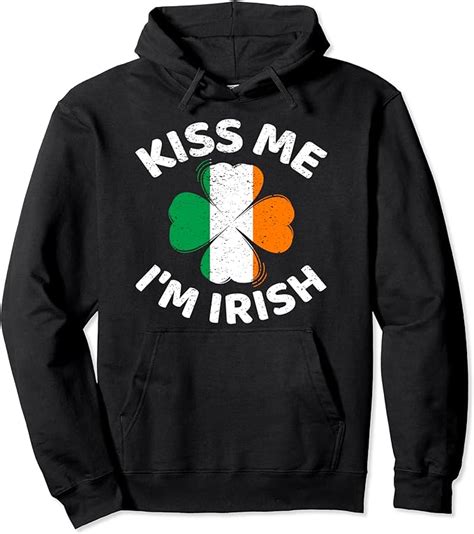 Amazon Kiss Me I M Irish Tshirt Funny St Patrick S Day Flag Gift