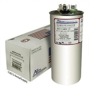 Uf Mfd X Vac Motor Run Capacitor Amrad Usa B