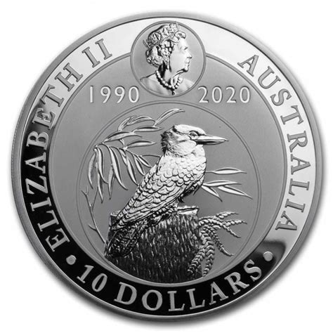 10 Oz Silver Perth Mint Kookaburra Coin 2020