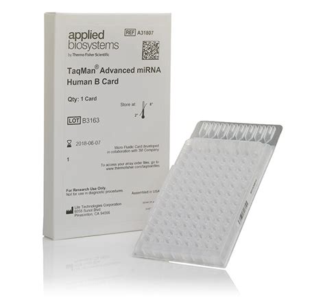 Taqman Advanced Mirna Human B Card