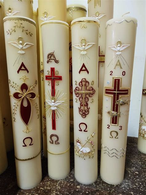 Cirios Guatemala Pascua Paschal Candle Easter Candles Homemade