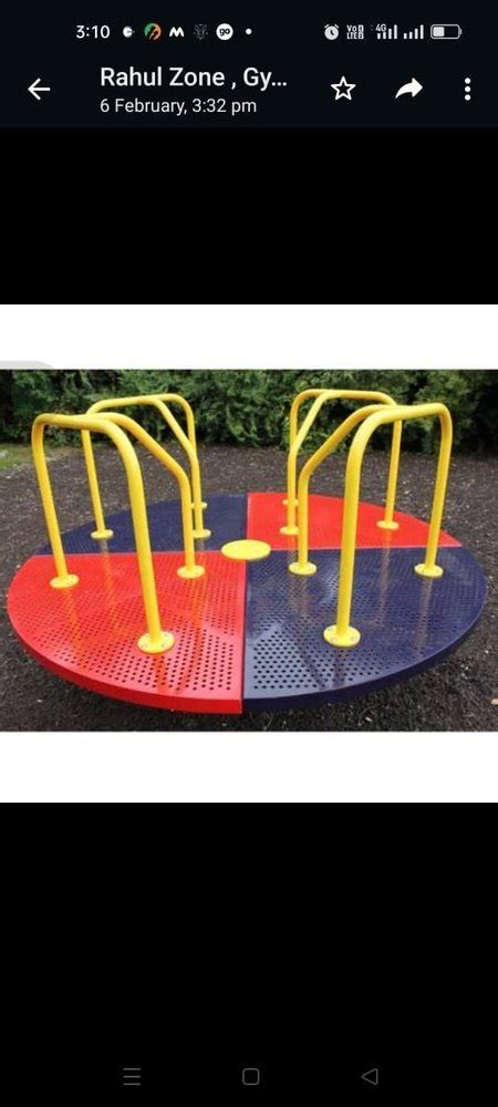 Mild Steel Yellow Playground Merry Go Round At Rs 16000 In Jalandhar