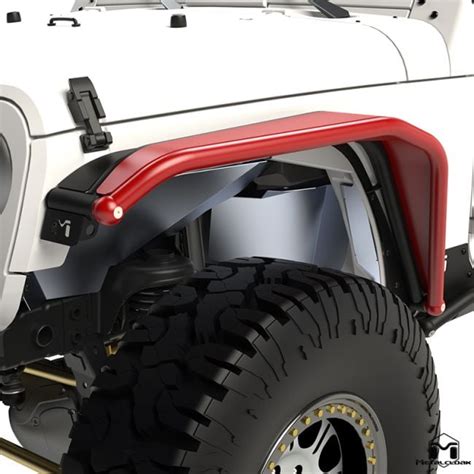 Metalcloak S Overline Hi Clearance Quick Release Front Flare Standard Edition Pair Jeep Jk