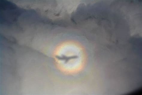 Glory An Atmospheric Optical Phenomenon Appearing Like A Halo About