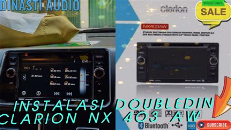 HU DOUBLEDIN CLARION NX 403 AW NEW YARIS YouTube