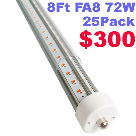 8FT LED Shop Light Bulbs 8 Foot Led Tube T8 T10 T12 Fluorescent