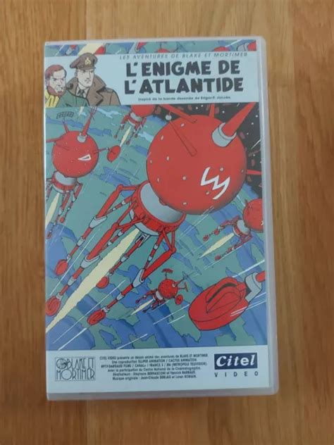 CASSETTE VIDÉO VHS L énigme de l Atlantide Les aventures de Blake et