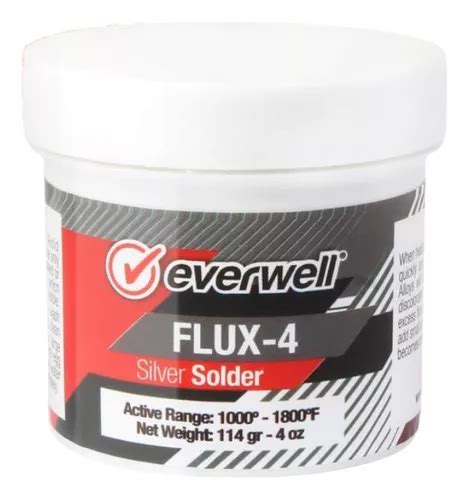 Fundente Para Soldadura De Plata O Borax Flux Everwell Mercadolibre