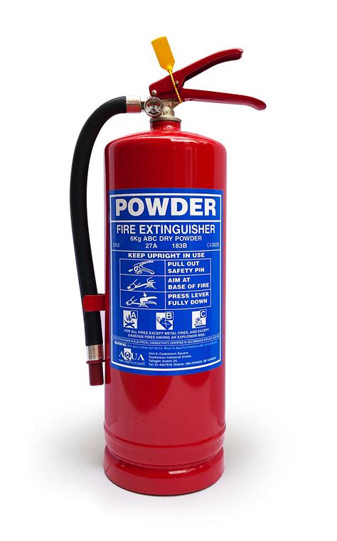 Kg Auto Powder Fire Extinguisher Aqua Fire Prevention