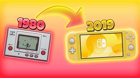 Evolution Of Nintendo Handheld Consoles Youtube