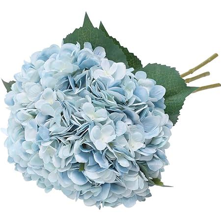 Tifuly Artificial Hydrangea Flowers Pcs Realistic Single Long Stem