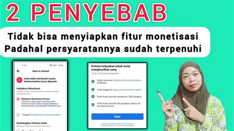 Syarat Monetisasi Sudah Terpenuhi Tapi Tidak Bisa Menyiapkan Nya