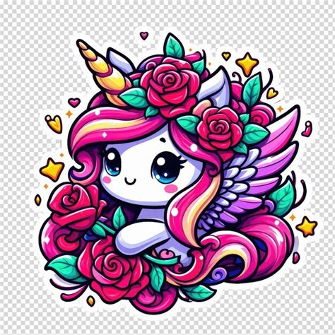 Premium Psd Lovely Cute Adorable Sticker