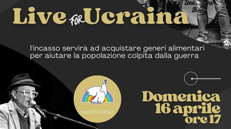 Live For Ucraina Un Concerto A Genova Per Aiutare La Popolazione