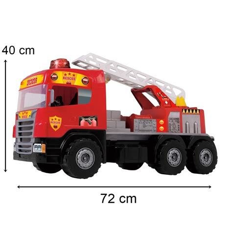 Caminhão Super Bombeiro Brinquedo Grande Magic Toys Frete R 219 00