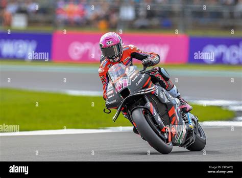 Silverstone UK 04th Aug 2023 Aleix Espargaro Aprilia Racing During