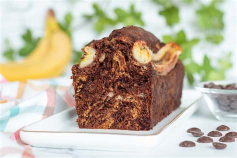 Cake Moelleux Choco Banane Ig Bas La Cuisine D Aur Lie