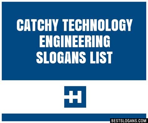 Catchy Technology Engineering Slogans Generator Phrases