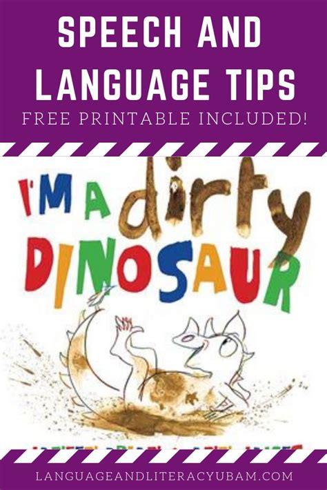 Speech And Language Ideas When Reading I M A Dirty Dinosaur Speech