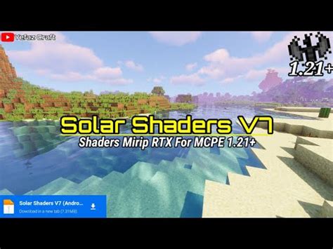 Review Shaders Mirip RTX Dan Ringan Support MCPE 1 21 Solar Shaders